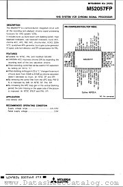 M52057 datasheet pdf Mitsubishi Electric Corporation