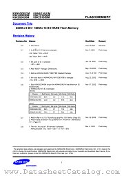 K9K2G08Q0M-P datasheet pdf Samsung Electronic