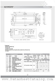 PG24064-I datasheet pdf Powertip Technology