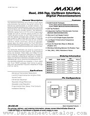 MAX5450EUB datasheet pdf MAXIM - Dallas Semiconductor