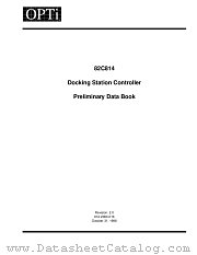 82C814 datasheet pdf OPTi