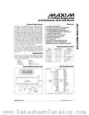 MAX7129CPL datasheet pdf MAXIM - Dallas Semiconductor