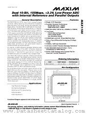 MAX1180ECM datasheet pdf MAXIM - Dallas Semiconductor