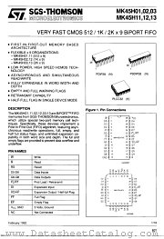 MK45H11N datasheet pdf ST Microelectronics