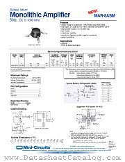 MAR-8ASM datasheet pdf Mini-Circuits