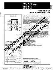 2953 datasheet pdf Allegro MicroSystems