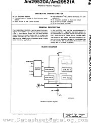 AM29520A datasheet pdf Advanced Micro Devices