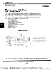 MC6802 datasheet pdf Motorola
