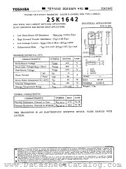 2SK1642 datasheet pdf TOSHIBA