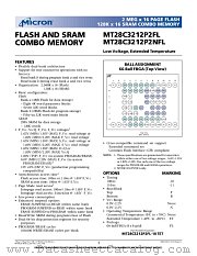 MT28C3212P2 datasheet pdf Micron Technology
