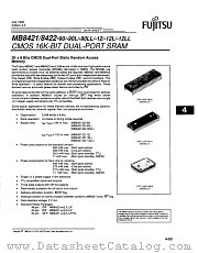 MB8421 datasheet pdf Fujitsu Microelectronics