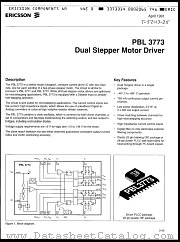 PBL3773 datasheet pdf Ericsson Microelectronics