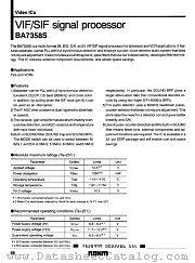 BA7358S datasheet pdf ROHM
