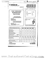 ESM243-400 datasheet pdf SGS Thomson Microelectronics