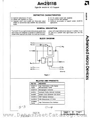 AM29118 datasheet pdf Advanced Micro Devices