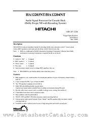 HA12203NT datasheet pdf Hitachi Semiconductor