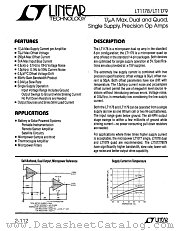 LT1179IN datasheet pdf Linear Technology