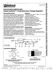 LM2576K-ADJ datasheet pdf National Semiconductor