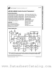 LM2893N datasheet pdf National Semiconductor