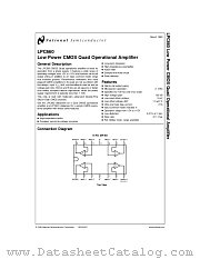 LPC660IN datasheet pdf National Semiconductor