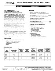 HIN201 datasheet pdf Intersil