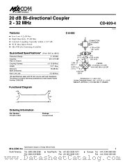 CD-920-4 BNC datasheet pdf Tyco Electronics