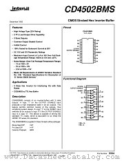 CD4502BMS datasheet pdf Intersil