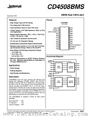 CD4508BMS datasheet pdf Intersil