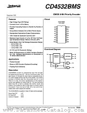 CD4532BMS datasheet pdf Intersil