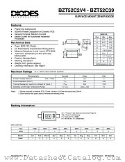BZT52C3V0-7 datasheet pdf Diodes