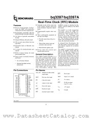 BQ3287MT datasheet pdf Texas Instruments