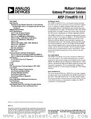ADSP-21MOD970-110 datasheet pdf Analog Devices