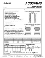ACS374D datasheet pdf Intersil
