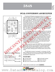 3848 datasheet pdf Allegro MicroSystems