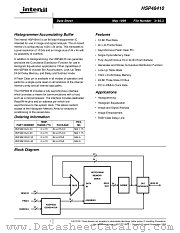 HSP48410GC-33 datasheet pdf Intersil