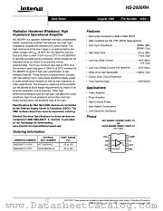 HS7B-2600RH-Q datasheet pdf Intersil