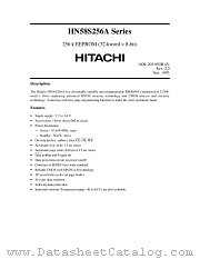 HN58S256AT-15 datasheet pdf Hitachi Semiconductor