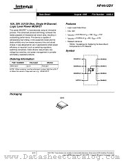 HP4410DY datasheet pdf Intersil