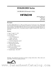 HM628128DLFPI-7 datasheet pdf Hitachi Semiconductor