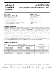 AMS285AS datasheet pdf Advanced Monolithic Systems