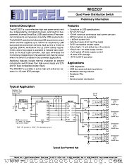 MIC2537-1BM datasheet pdf Micrel Semiconductor