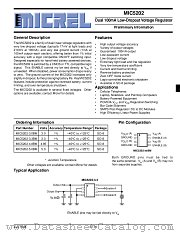 MIC5202-3.3BM datasheet pdf Micrel Semiconductor