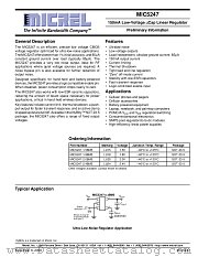 MIC5247-1.5BM5 datasheet pdf Micrel Semiconductor