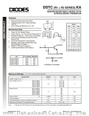 DDTC123EKA-7 datasheet pdf Diodes