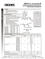 DDTC123JE-7 datasheet pdf Diodes