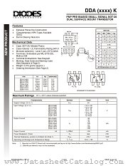 DDA114YK-7 datasheet pdf Diodes