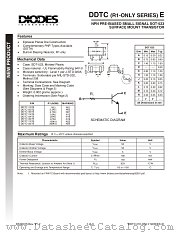 DDTC144TE-7 datasheet pdf Diodes