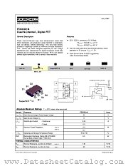 FDC6301 datasheet pdf Fairchild Semiconductor