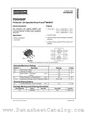 FDG6308 datasheet pdf Fairchild Semiconductor
