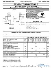 FESB8 datasheet pdf General Semiconductor